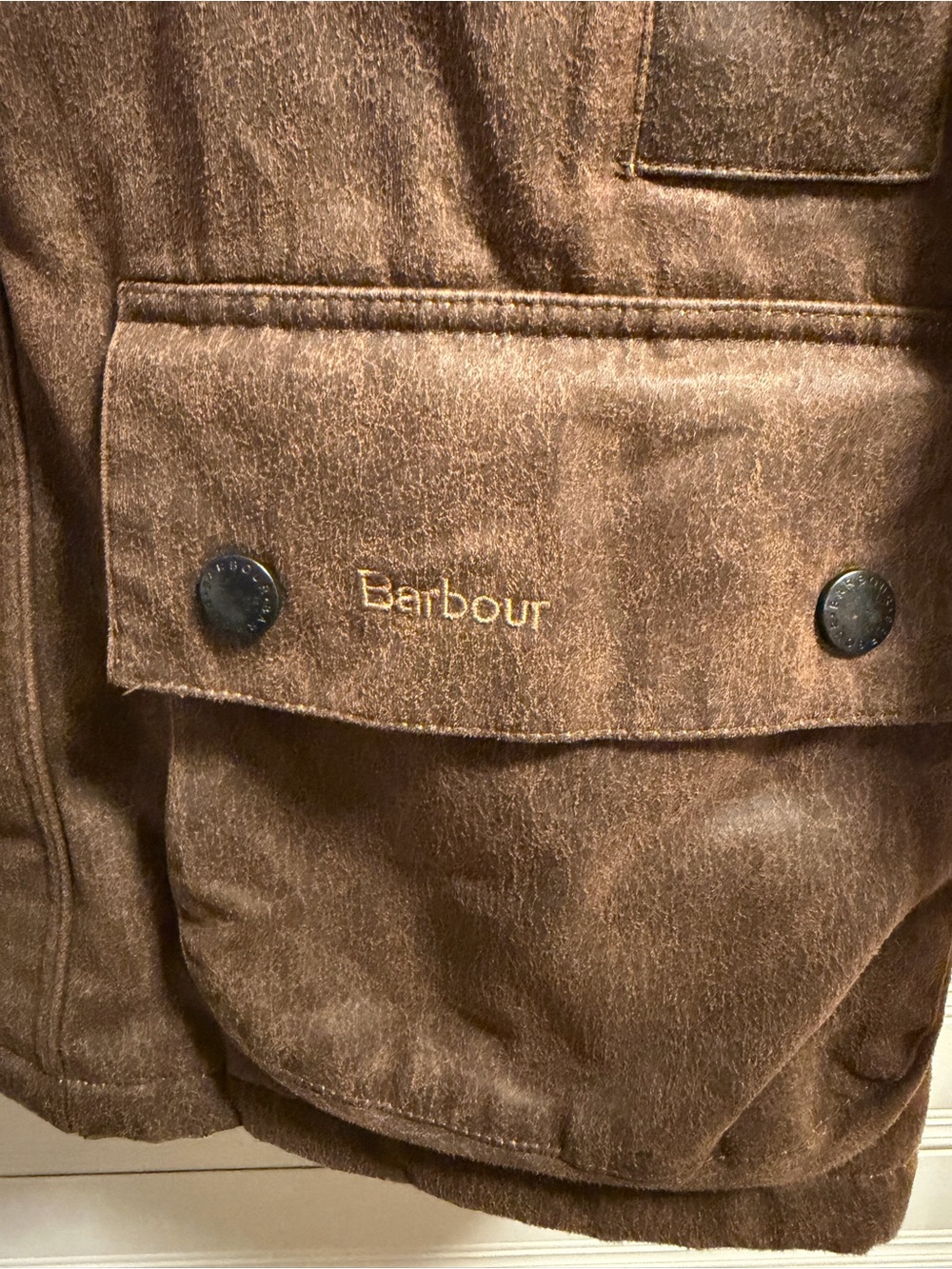 Barbour Weathered Utility Field Jacket Brown Men’s M Waterproof - Picture 5 of 16